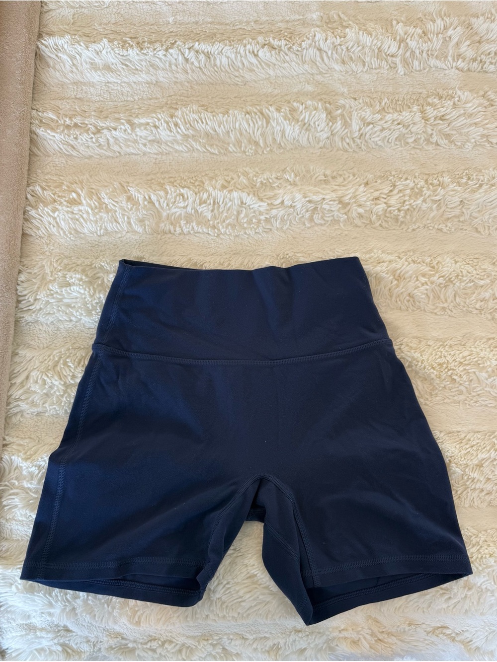 YPB Women's High-Rise blue BikeR Shorts